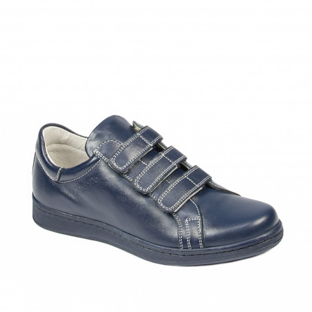 Teenager sportssko 369sc indigo velcro