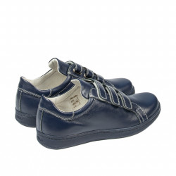 Teenager sportssko 369sc indigo velcro