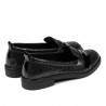 Dame casual/elegante sko 6037 sort perlemor kombineret