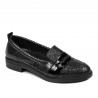 Dame casual/elegante sko 6037 sort perlemor kombineret