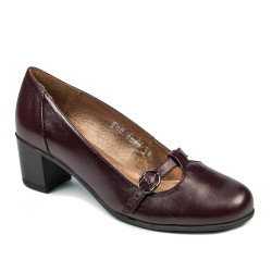 Dame casual / elegante sko 6012 bordeaux