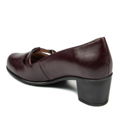 Dame casual / elegante sko 6012 bordeaux