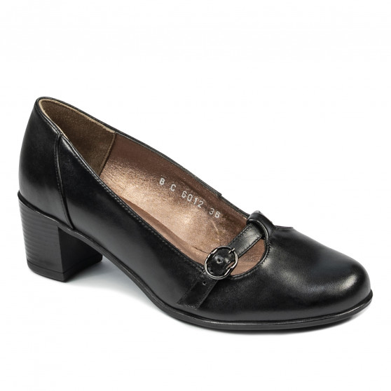 Dame casual / elegante sko 6012 sort