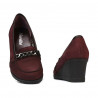 Dame casual sko 6011 bufo bordo