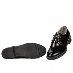 Dame casual sko 6020 sort lak