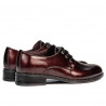 Dame casual sko 6020 lak bordeaux