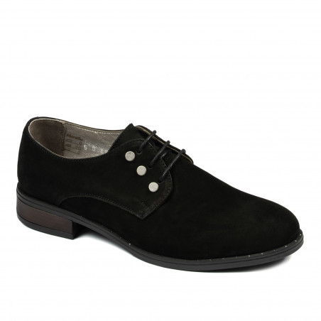 Dame casual sko 6020 sort bufo