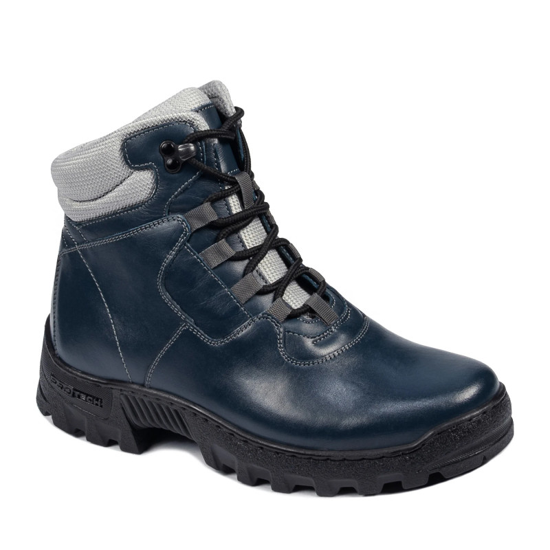 Herrestøvler 4142 indigo kombineret