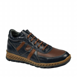 Herrestøvler 4120 indigo+brun