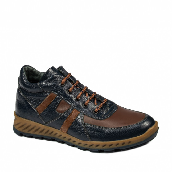 Herrestøvler 4120 indigo+brun