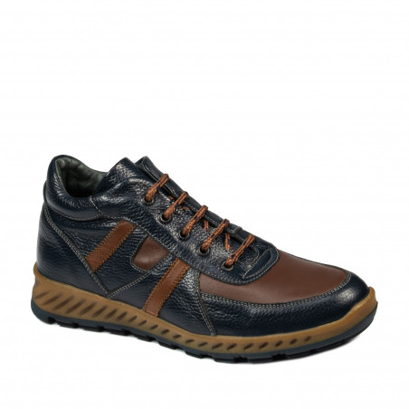 Herrestøvler 4120 indigo+brun
