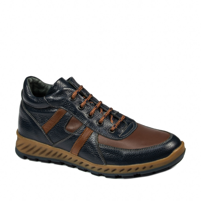 Herrestøvler 4120 indigo+brun