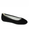 Dame ballerinaer 6027 sort ruskind