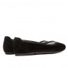 Dame ballerinaer 6027 sort ruskind