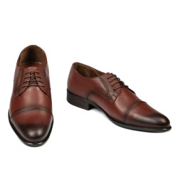 Elegante herresko 838 i cognac