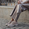 Dame casual sko 6076 sand lifestyle