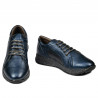 Dame sports-/casualsko 6010 i indigo perlemor kombineret