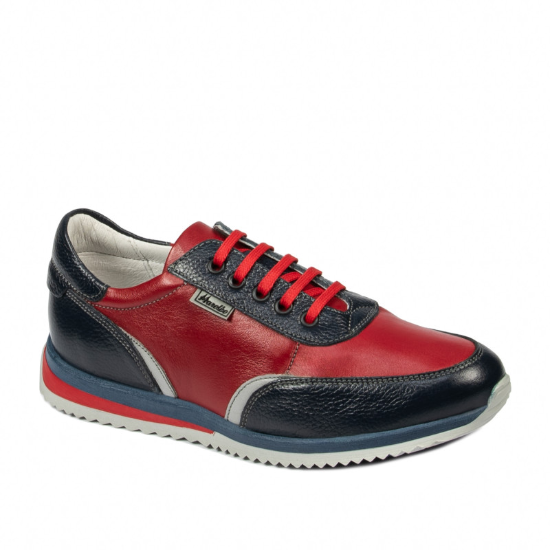 Teenagere sneakers 374 indigo+rød