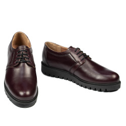 Dame casual sko 6007 bordeaux