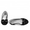Elegant/casual damesko 1290 sort antilope