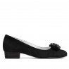 Elegant/casual damesko 1290 sort antilope