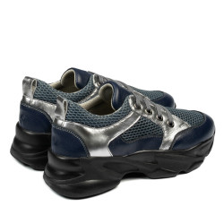 Damesportssko 6038 indigo kombineret
