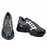 Damesportssko 6038 indigo kombineret