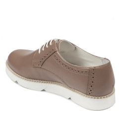 Dame casual sko 6022 cappuccino