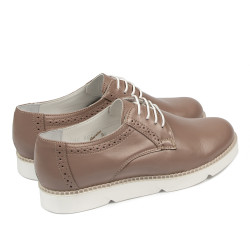 Dame casual sko 6022 cappuccino