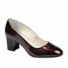 Elegante damesko 1268 lak bordeaux