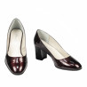 Elegante damesko 1268 lak bordeaux