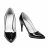 Elegant dame sko 1246 sort lak