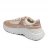 Damesneakers 6015 pudder perlemor kombineret