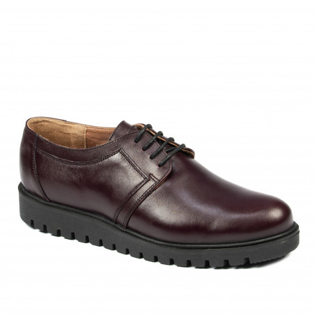 Dame casual sko 6007 bordeaux