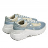 Damesneakers 6015 blå perlemor kombineret