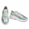 Damesneakers 6015 blå perlemor kombineret