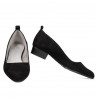 Elegante/casual damesko 1285 sort antilope
