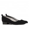 Elegante/casual damesko 1285 sort antilope