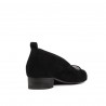 Elegante/casual damesko 1285 sort antilope