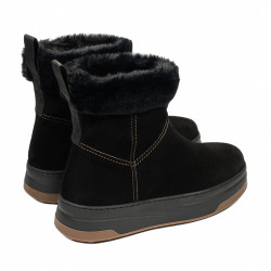 Dame støvler 3406 sort bufo