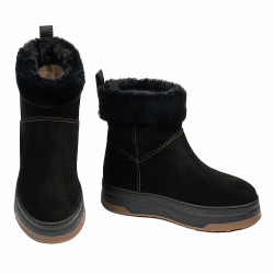 Dame støvler 3406 sort bufo