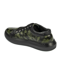 Casual/sport sko til mænd 841-1 grøn camouflage