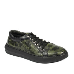 Casual/sport sko til mænd 841-1 grøn camouflage