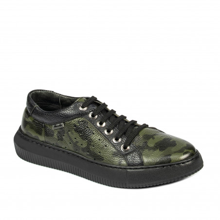 Casual/sport sko til mænd 841-1 grøn camouflage