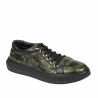 Casual/sport sko til mænd 841-1 grøn camouflage