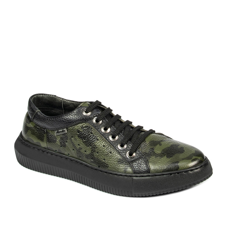 Casual/sport sko til mænd 841-1 grøn camouflage