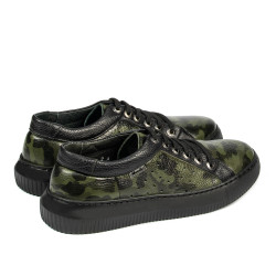 Casual/sport sko til mænd 841-1 grøn camouflage