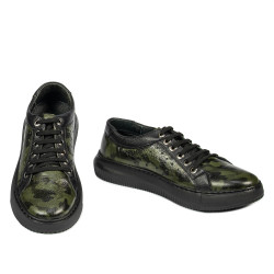 Casual/sport sko til mænd 841-1 grøn camouflage