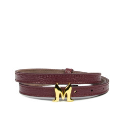 Damebælte 42cm bordeaux