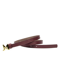 Damebælte 42cm bordeaux